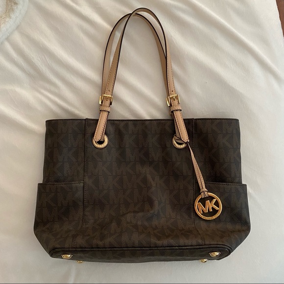MICHAEL KORS Tote bag brown monogram - Picture 1 of 10